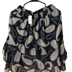 Loft Skirt, size small. Black/white multiple